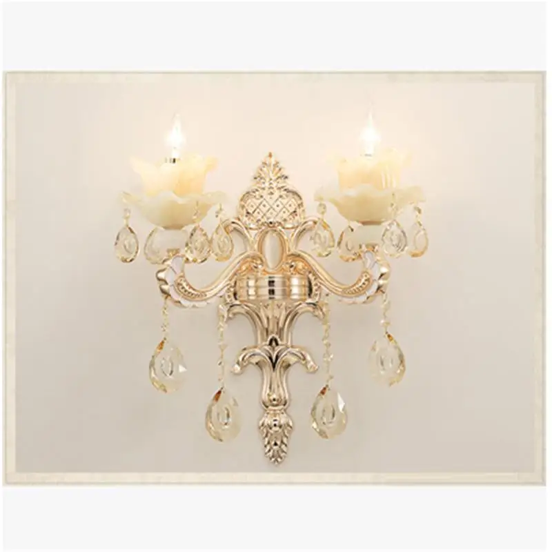 Coiffeuse Avec Miroir Внутреннее освещение Kinkiety аппликация Murale светильник для дома Aplique Luz Pared кристалл настенный светильник для спальни - Цвет абажура: Number  12