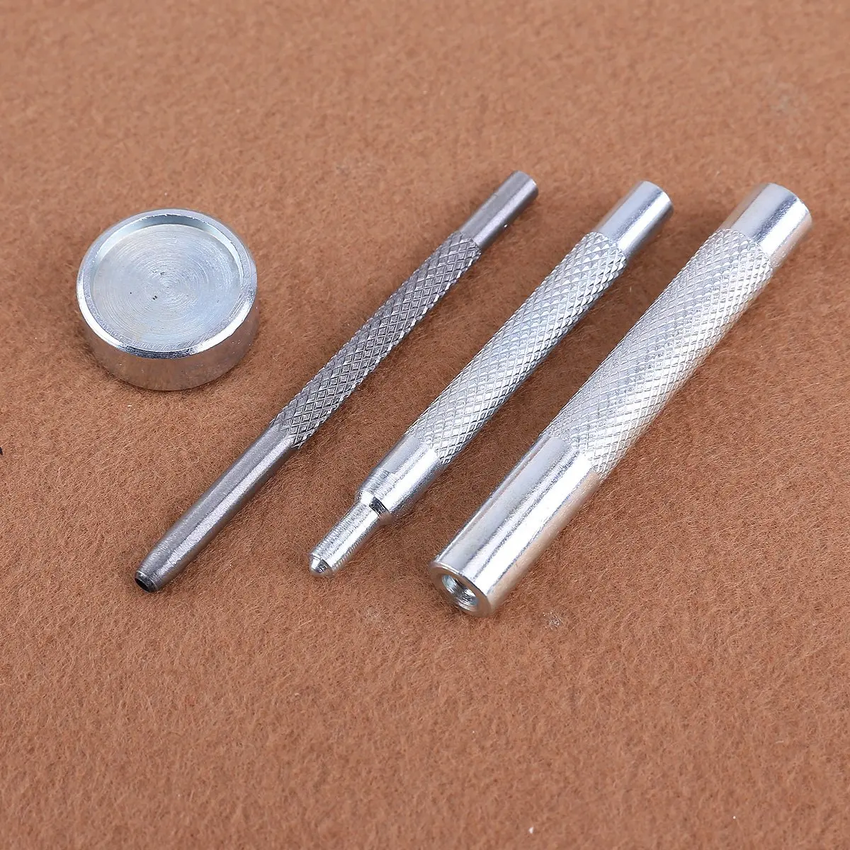 25 шт серебро+ 25 шт бронза 15 мм Кнопки Металл+ набор инструментов для кожгалантереи кожа