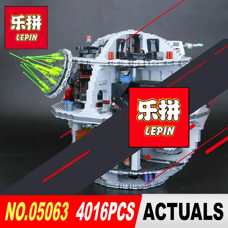 LEPIN 05063 Series Death UCS Star Rogue Wars Force Waken Building Block Bricks Toys Compatible with legoed 75159 bela 10464 star wars death star final duel bricks building block compatible with lepin