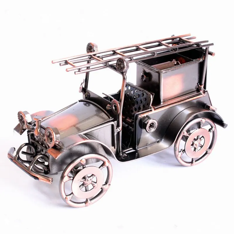 

Antique Car Iron Art Traditional Home & Office Desktop Decoration Craft Vintage Car Make Of Iron Birthday & Christmas Gift