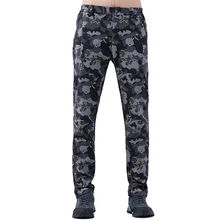 TECTOP осень зима уличные мужские флисовые походные брюки ветрозащитные тепловые мужские флисовые походные камуфляжные брюки S-2XL