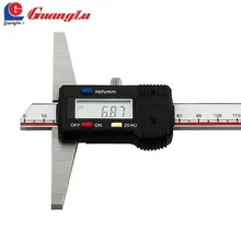 Sale GUANGLU Digital Depth Caliper Gauge 0-150/200/300mm/0.01mm Electronic Digital Vernier Callipers Paquimetor Measure Tools