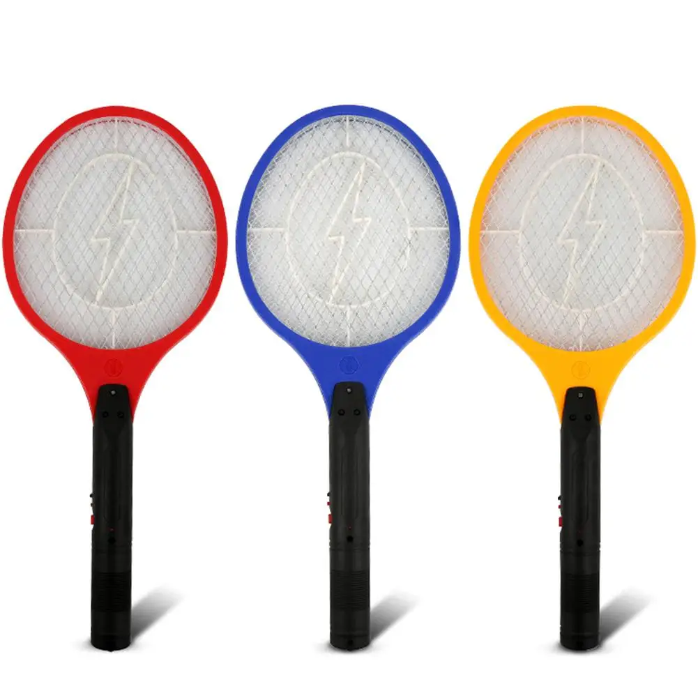 None Cordless Rechargeable Electric Fly Swatter Mosquito Insect Racket