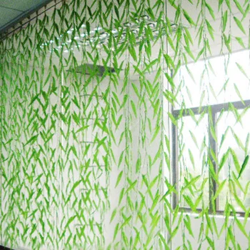 

SPR Willow wicker ratta Green Artificial Fake plastic hanging vine Plant Leaves Garland Home Wall Wedding Decoration Supplies