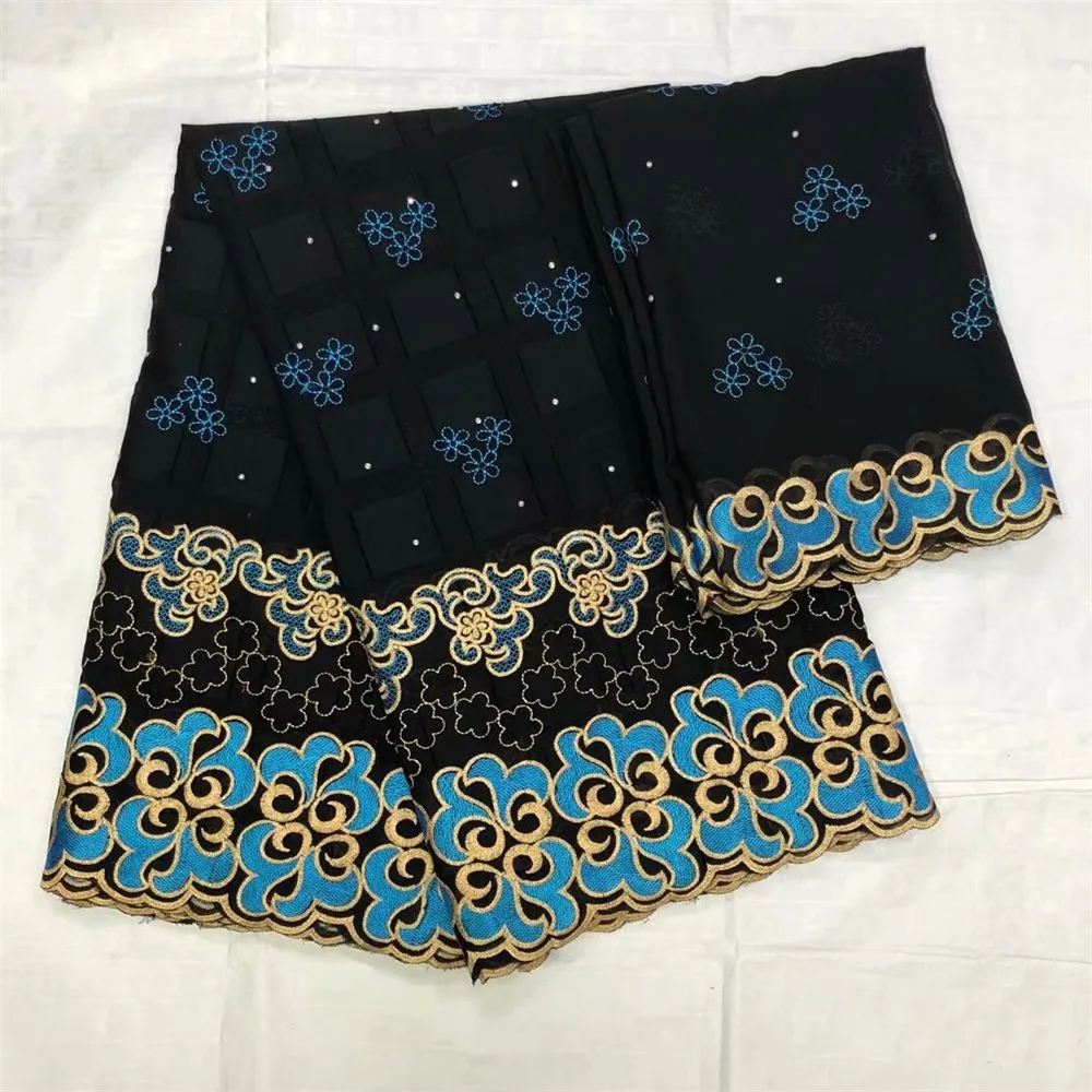 

Nigerian Lace fabrics 2019 black African Swiss Voile Lace High Quality Swiss Voile Lace in Switzerland For Cloth Dress