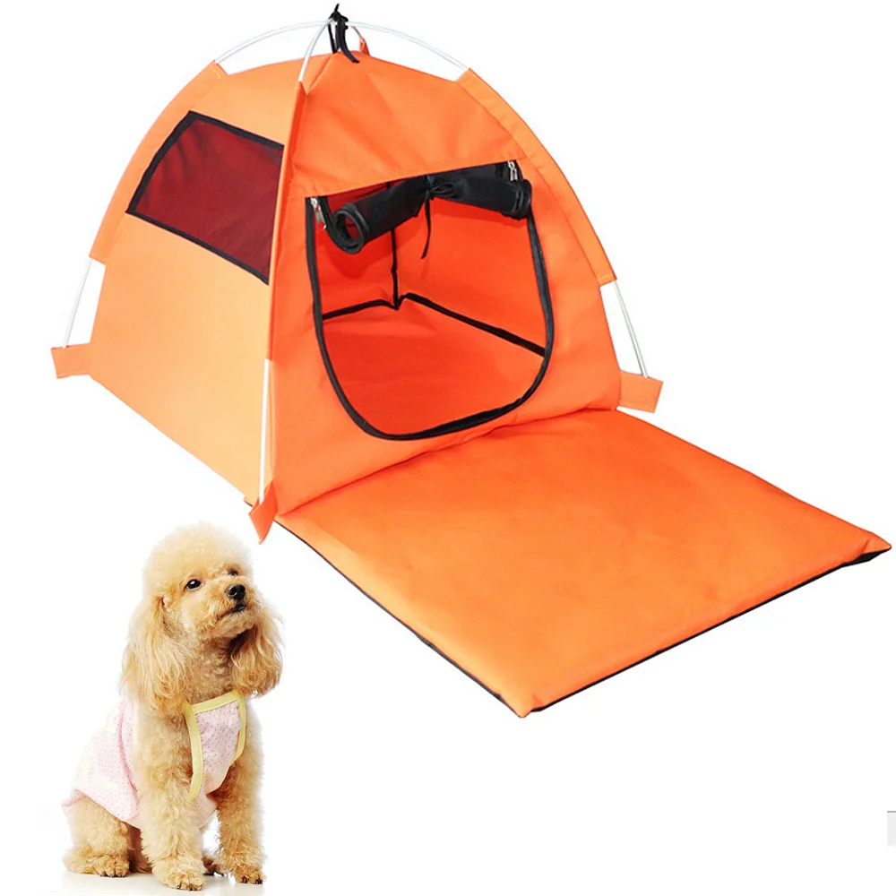 Складная палатка для домашних животных, домик для собак, кошек, уличная Внутренняя палатка для кошек, маленькая собака, щенок, питомник, палатки