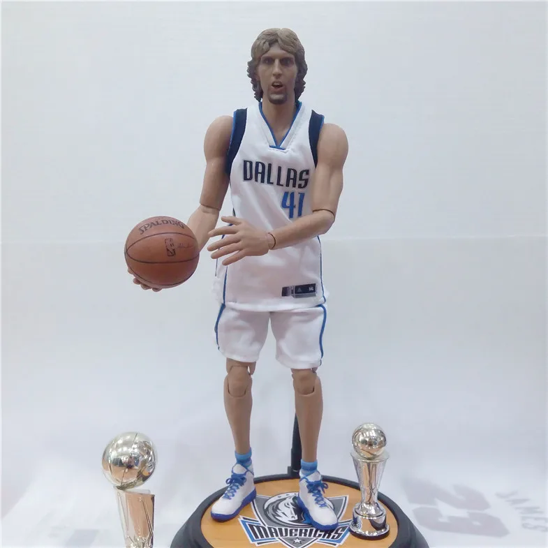 

Dirk Nowitzki Dallas Mavericks 41 Action Figure Toy PVC 1:6 Collection Model Dolls Christmas Present Toys for Boys
