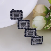 Danbihuabi девушка заколка для волос аксессуары упругий лук для волос Зажимы для женщин Роскошные Стразы головные уборы аксессуары для женщин