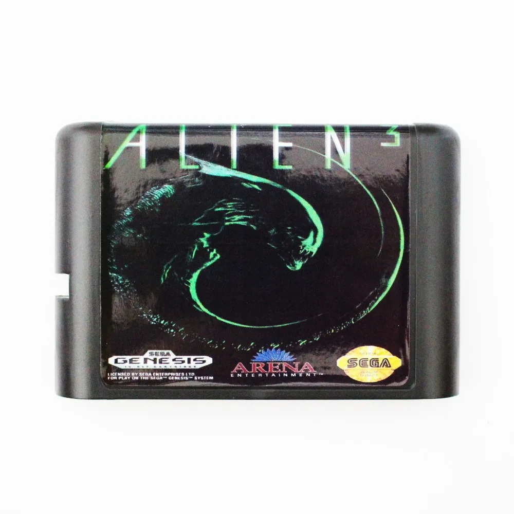 Alien 16 bit MD игровая карта для sega Mega Drive для Genesis