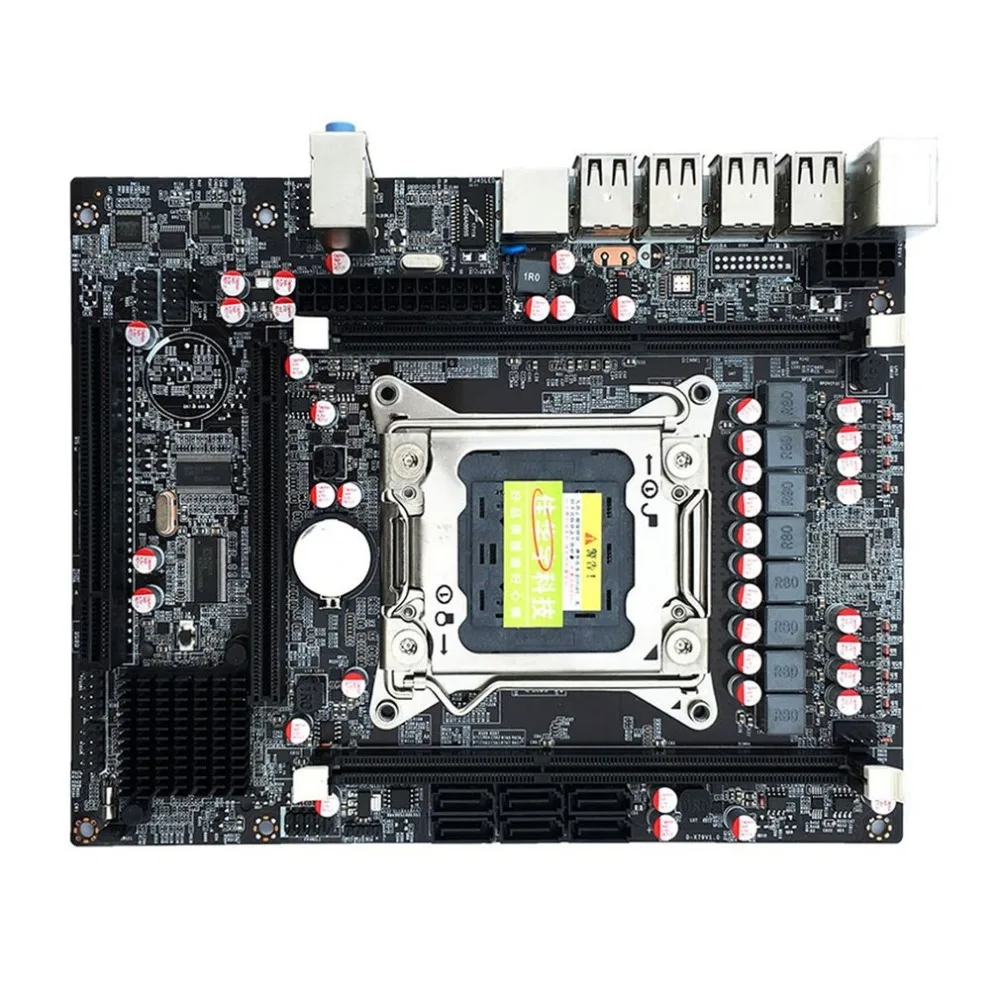 

Desktop Computer Mainboard X79 Gaming Motherboard LGA 2011 ATX 4 Channels Eight-core CPU All Solid Board Support E5-2670 2650