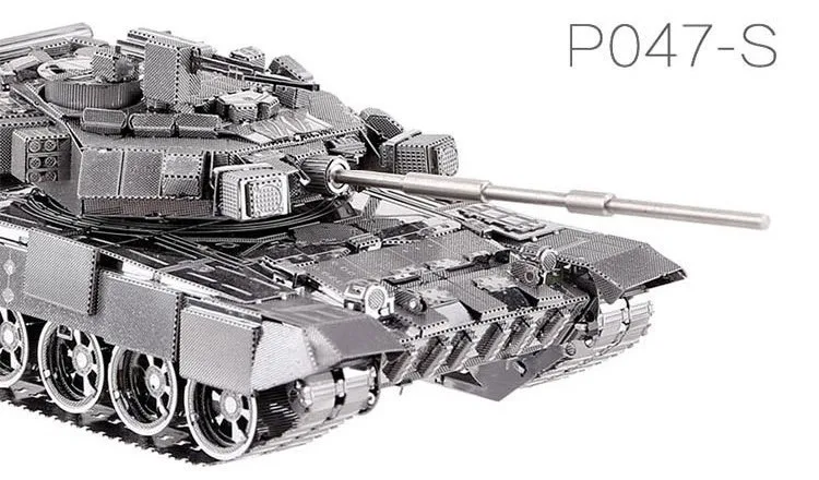 Piececool Россия T-90A Танк DIY 3d Металл нано головоломка собрать модель наборы P047-S лазерная резка головоломки игрушки