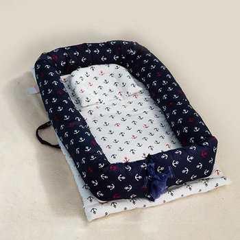 

Baby Nest Cribs Portable Foldable Baby Crib Children's Cotton Cradle Cots For Newborns Portable Cradle Infant Lovely Cradles
