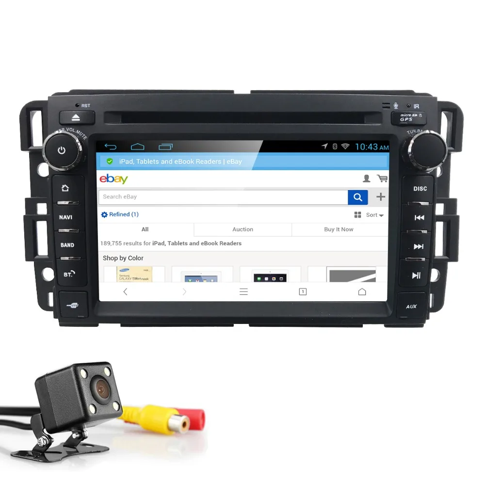 

Hizpo 7" Android 2Din Head Unit Car Radio Car DVD Multimedia player For GMC Chevrolet Buick SIL VERADO REGULAR/EXTENDED/CREW RDS
