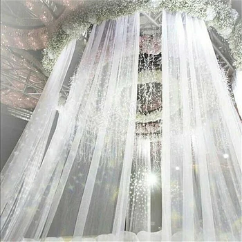 

White Pink Event Party Supplies 15cm 100 Yard Dress Scroll Ceremony Outdoors Tulle Tule Roll Christmas Party Birthday Decoration