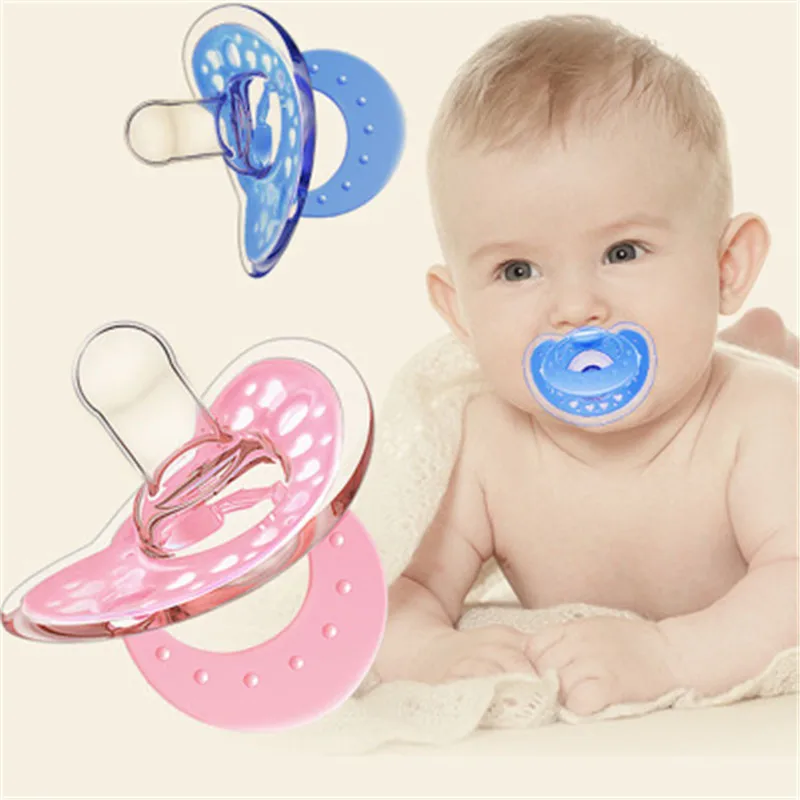 ideacherry Baby Pacifiers 1PC Food Grade Silicone Dummy Nipple Teethers