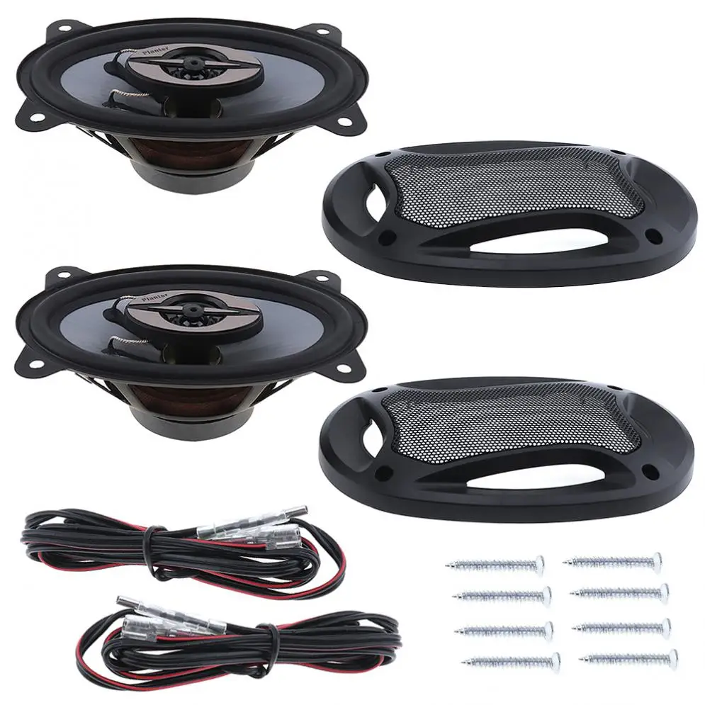 2pcs 4*6 Inch 280W Car HiFi Coaxial Speaker Vehicle Door Auto Audio Music Stereo Full Range Frequency Speakers