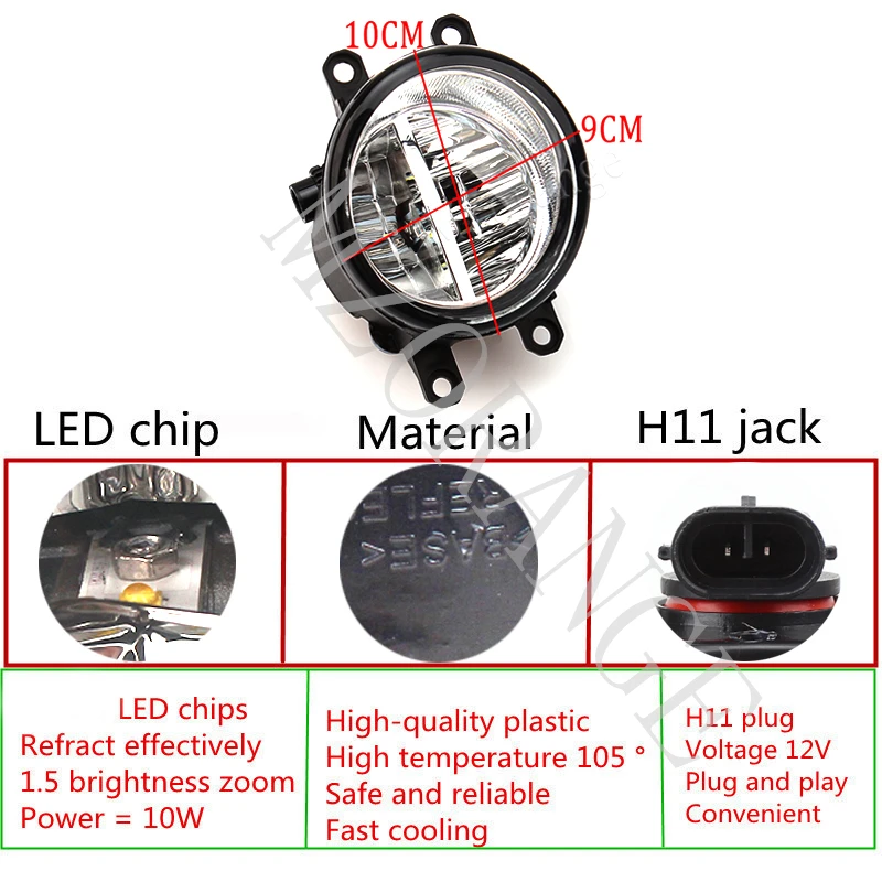 MZORANGE Fog Lamp Assembly Fog Light For TOYOTA AVENSIS AURIS RAV 4 III CAMRY FOR Corolla PRIUS YARIS 2003-2015 Led Fog Lights MZORANGE Fog Lamp Assembly Fog Light For TOYOTA AVENSIS AURIS RAV 4 III CAMRY FOR Corolla PRIUS YARIS 2003-2015 Led Fog Lights