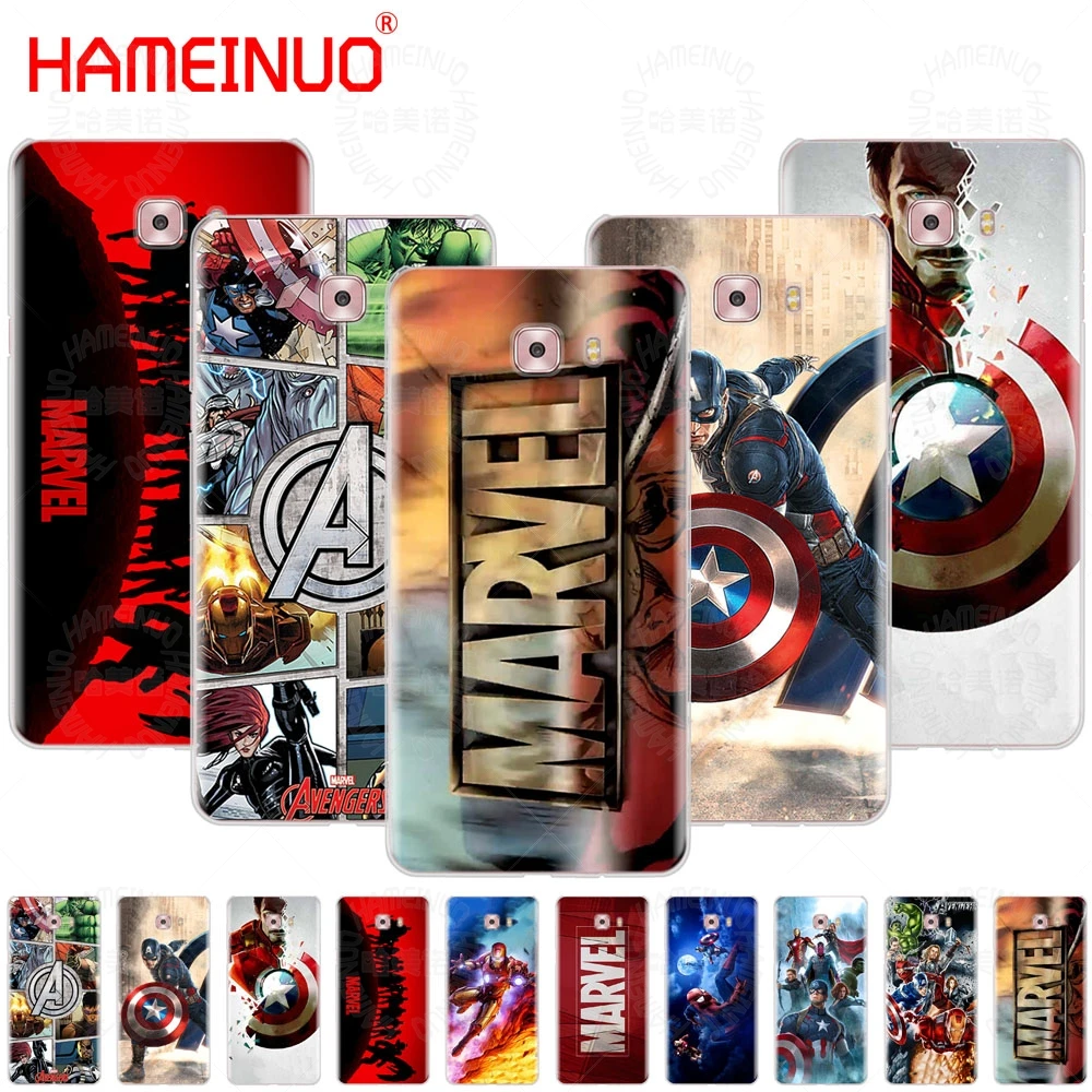 

HAMEINUO Marvel Superheroes cover phone case for Samsung Galaxy C5 C7 C8 C9 C10 J2 PRO 2018