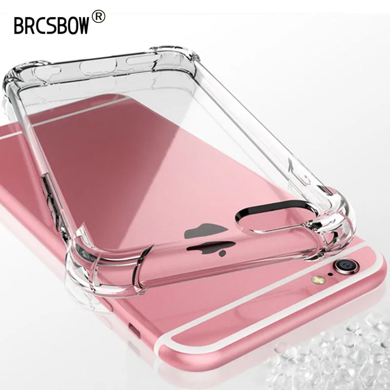 BRCSBOW прозрачный термопластичный полиуретан силиконовый чехол для iPhone X XS XR Max 8 7 6 S