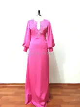 Robe De Soiree font b Islamic b font Long Sleeve Evening Dress V Neck Beaded Sexy