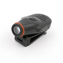1pcs Super Bright Mini LED Headlight Headlamp Flashlight Cap Hat Torch Lamp Outdoor Fishing Camping Hunting Clip-On with battery