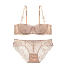 Новые женские комплекты нижнего белья с эффектом пуш-ап, модные хлопковые тонкие чашечки на бретельках, элегантные комплекты нижнего белья с аппликацией маргаритки и трусиками