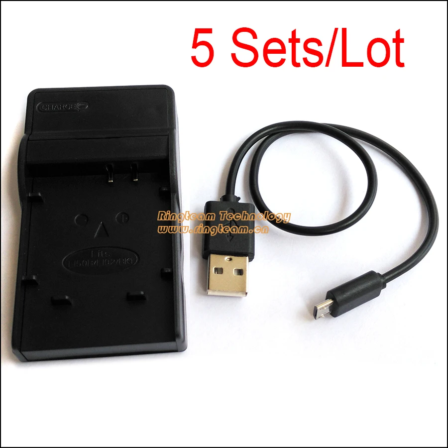 5Sets/Lot USB Charger for Olympus Camera Battery LI 90B LI90B LI 92B
