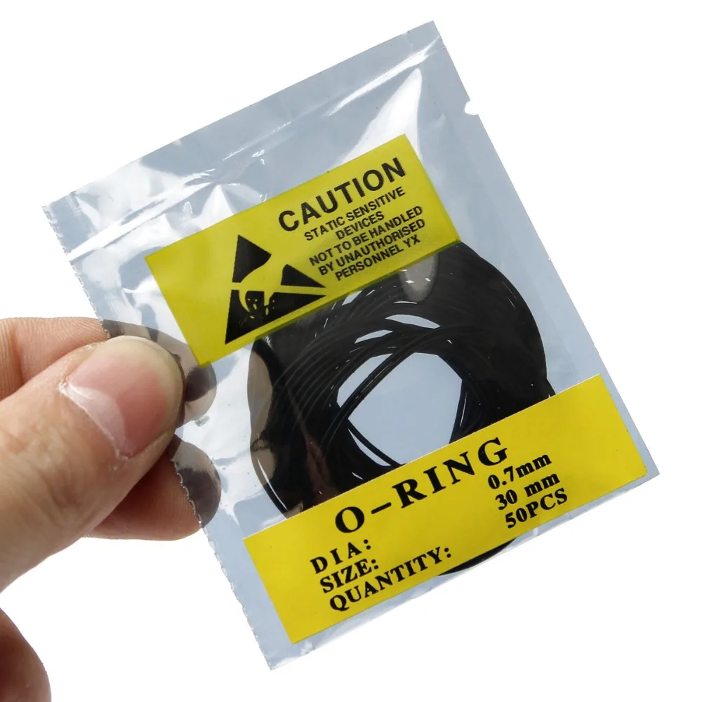 

0.7mm 50pcs 16mm-35mm O Ring Rubber Seal Washers Waterproof Round Watch Gaskets