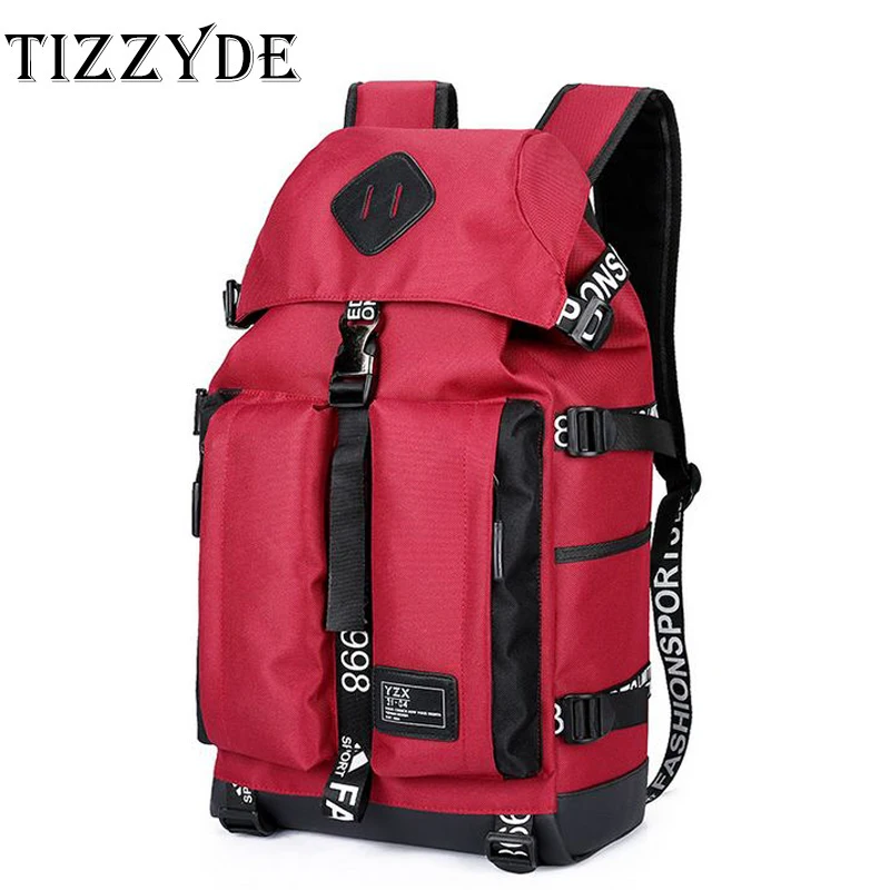 

New outdoor men's backpack casual waterproof computer backpack couple travel sports large capacity beam mouth bag cy04