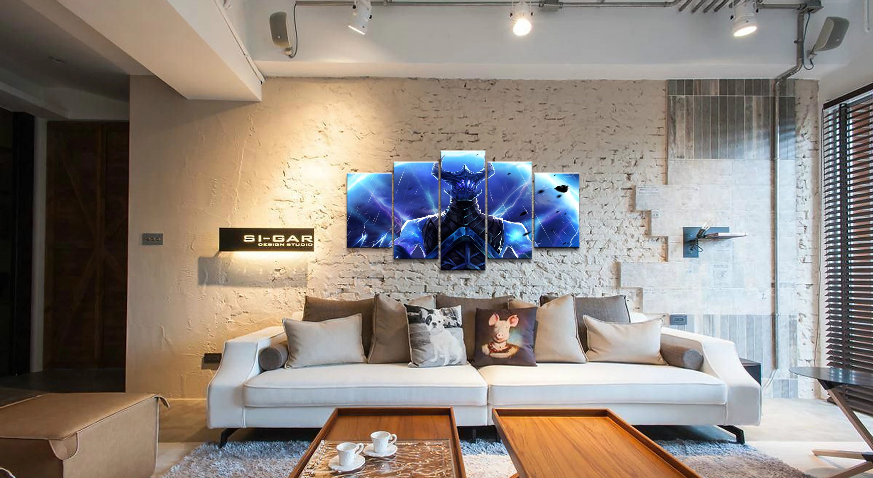  Wall Art Game Poster 5 Pieces DOTA 2 Poster Printed Canvas Painting Pictures Modern Painting On Can