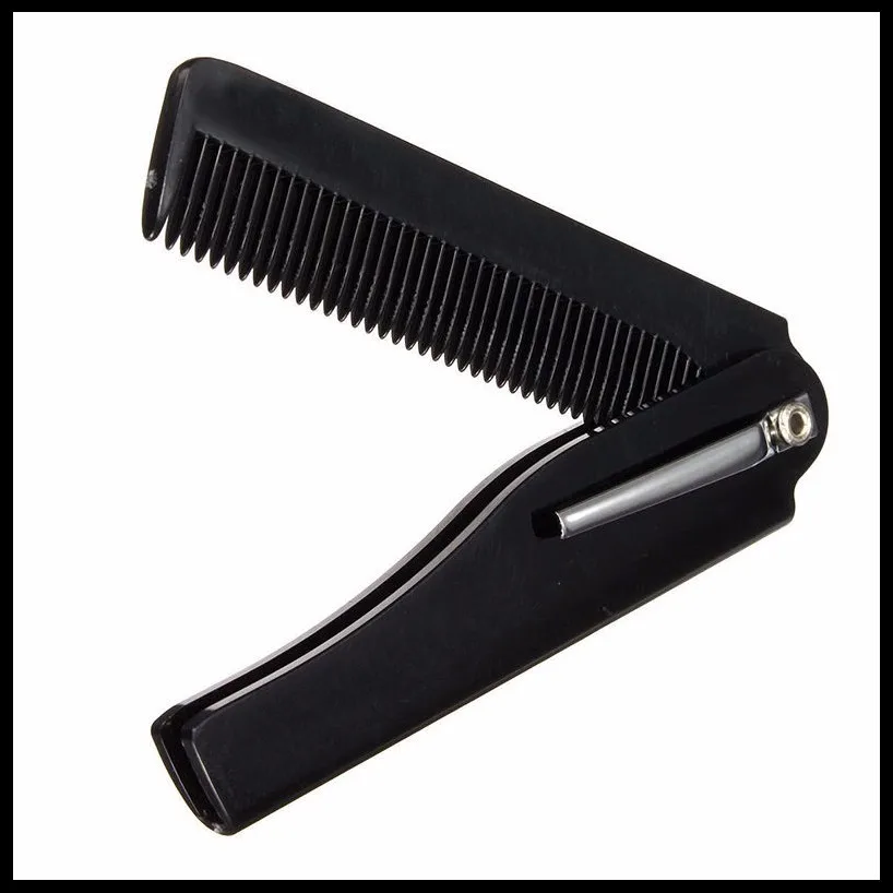 

1PC Pocket Collapsible Hair Comb Salon Hairdressing Anti-static Plastic Comb Tooth Folding Hair Brush Comb Hair Styling Tool