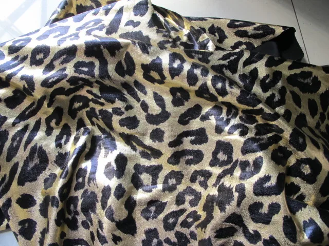 Леопард спандекс эластичная ткань качество стрейч полиэстер ткань мода латинский танец спортивные купальники бикини ткани материал - Цвет: 3