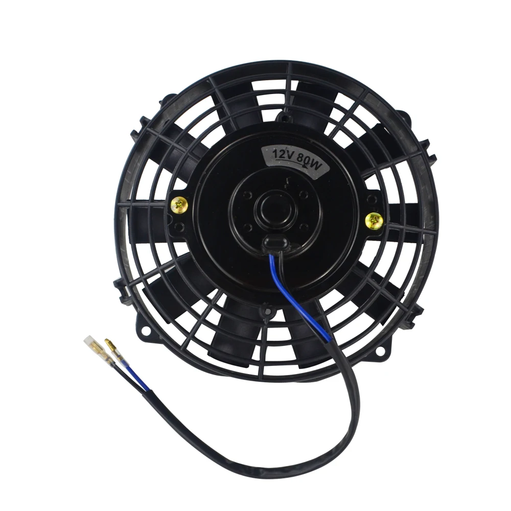 VR-7 Inch Universal 12V 80W Slim Reversible Electric Radiator AUTO FAN Push Pull With mounting kit Type I 7" VR-FANI7 electric fan car fan