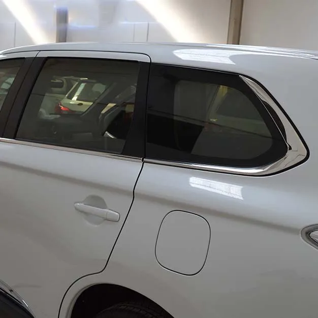 Для Mitsubishi Outlander 2014 2015 2016 2017 нержавеющий хромированный оконный столб крышка
