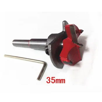 

1PC Cemented Carbide 35mm Hole Saw Woodworking Core Drill Bit Hinge Cutter Boring Forstner Bit Tipped Drilling Tool High Quality
