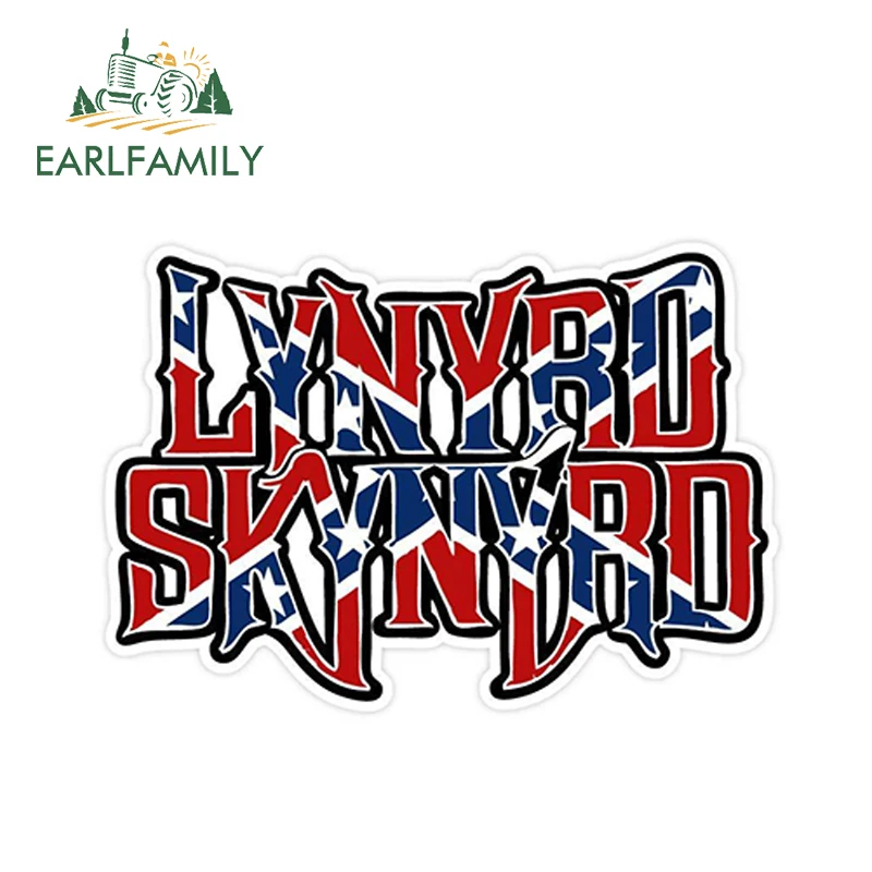 

EARLFAMILY 13cm x 9cm Lynyrd Skynyrd Vinyl Sticker Decal Car Bumper Laptop Car Styling Vinyl Sticker for Cars Acessories Decor