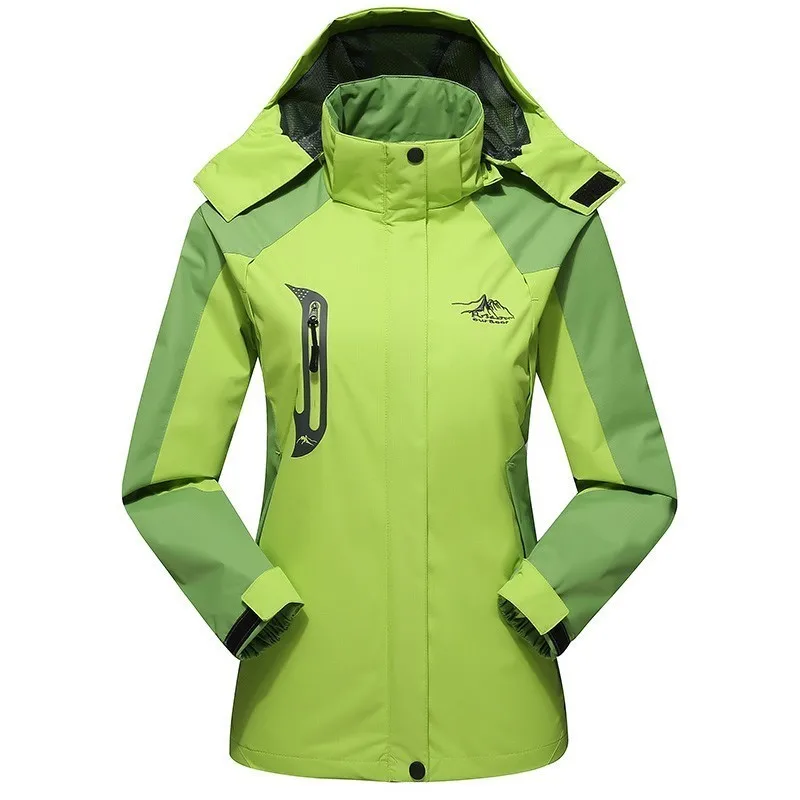 MAIJION открытый альпинистские походные куртки унисекс велоспорт ветрозащитное пальто для женщин и мужчин быстросохнущая легкая куртка дышащая спортивная одежда - Цвет: Women Apple Green