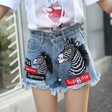 Для женщин Европейский стиль Высокая Талия Джинсовые Шорты стрейч Повседневное основные джинсы шорты высокое качество шорты для на лето и весну осень