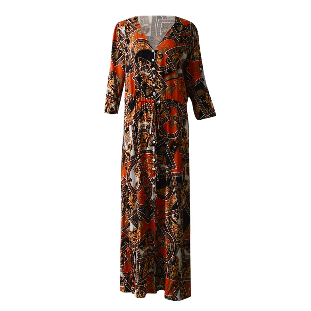 Feitong Vestido богемное Летнее Длинное Платье для женщин, новая мода сращены пляжные женские платья халат Longue Femme