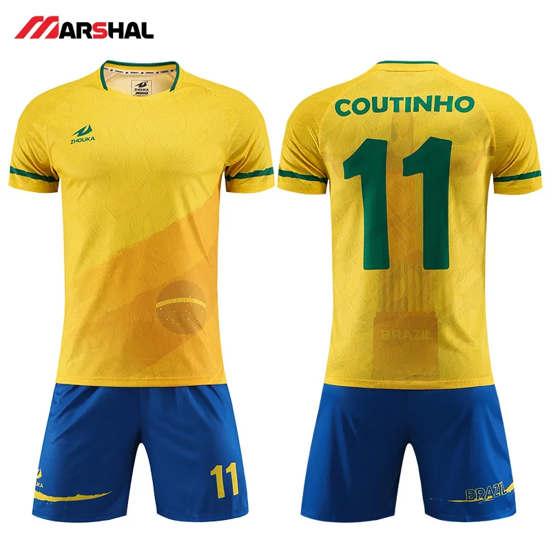 

Sublimated Youth Custom Made Uniform Football Soccer Team Jersey/uniform Design Camisa De Futebol Customized Football Kits
