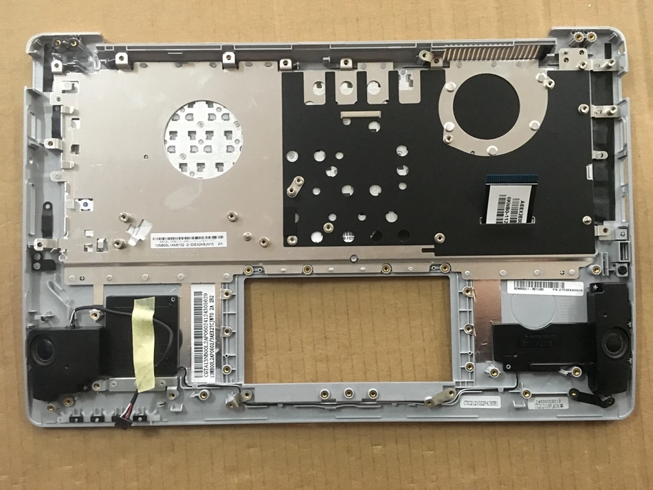 New UK White Keyboard For Asus X201 X201E White With Palmrest topcase C Cover Laptop Keyboard