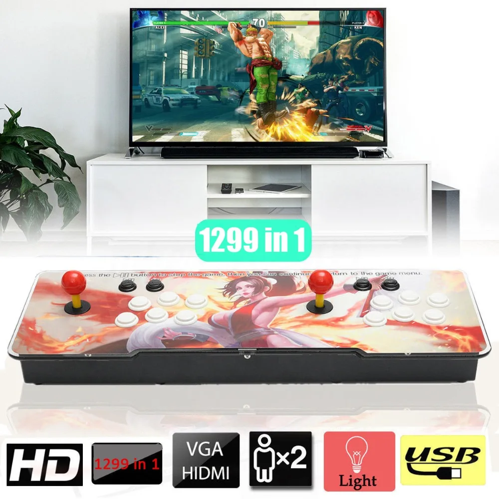 

3 different style 1299 Retro Video Games All in One Double Stick Arcade Console Pandora Box 5s
