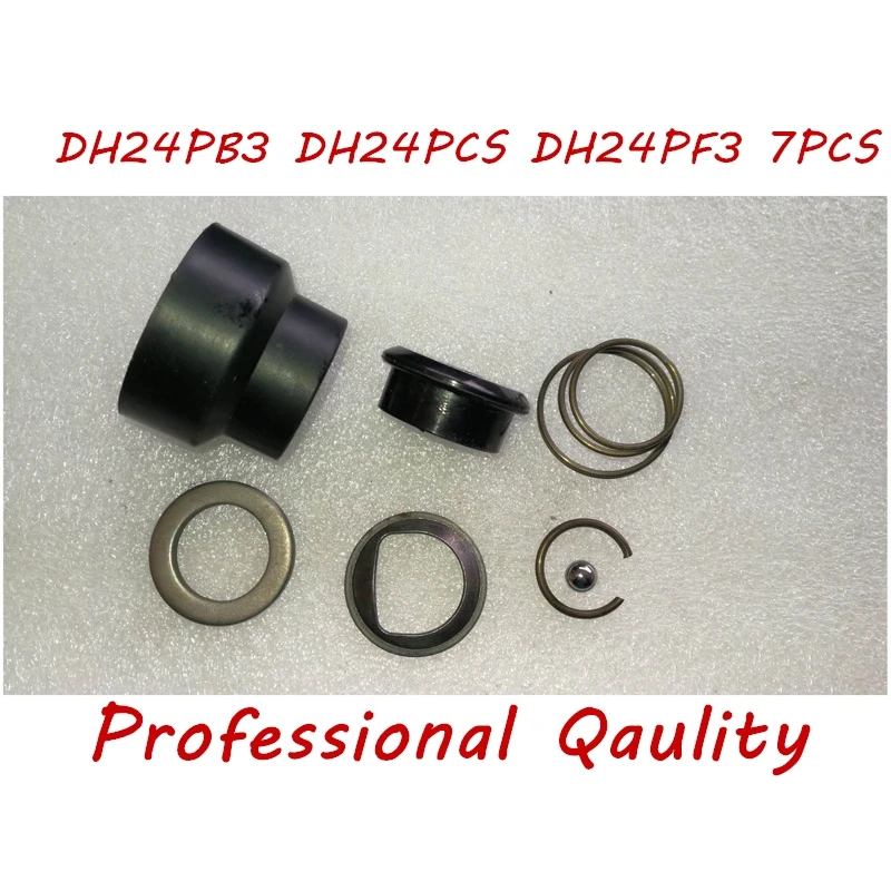 

Hammer Drill Chuck 7pcs replacement for Hitachi DH24PC3 DH24PB3 DH24PF3 electric hammer mouth kit front cap rubber sleeve