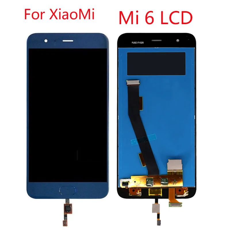 

Original Mi 6 LCD For Xiaomi 6 LCD Display With Frame Touch Screen Mi 6 LCD Fingerprint Touch Screen Digitizer Assembly