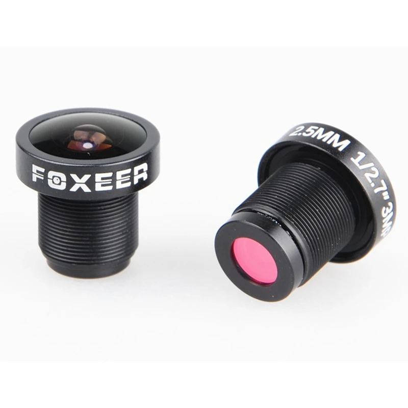 

High Quality Foxeer New 2.5mm 110 Degree F2.0 M12x0.5mm Lens IR Blocked For FPV System Camera Accessories Accs