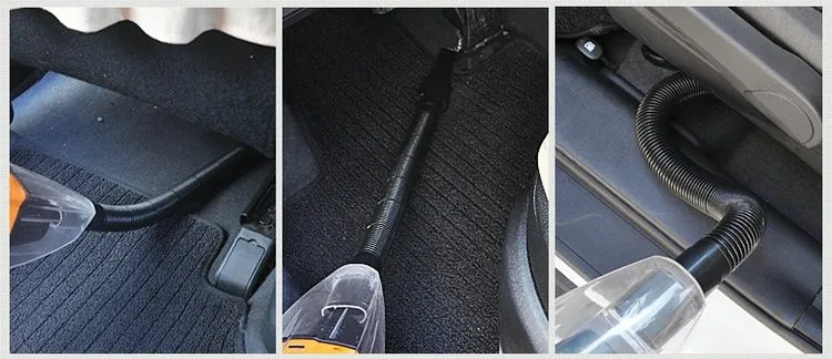 Vácuo do Carro Portátil de Carro Coletor de pó de Limpeza Dual-utilização de Sucção Aspirador de po Mais Limpo Super 12 v 120 w Wet & Dry 7 Vácuo do carro Mais Limpo Portátil de