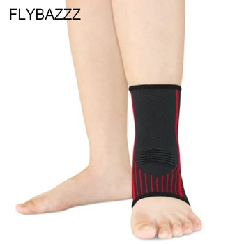 FLYBAZZZ Merk Sport Enkel Ondersteuning Elastische Brace Guard Voet Enkels Protector Wrap Outdoor Fiets Gym Anti Verstuikte Enkel Pads