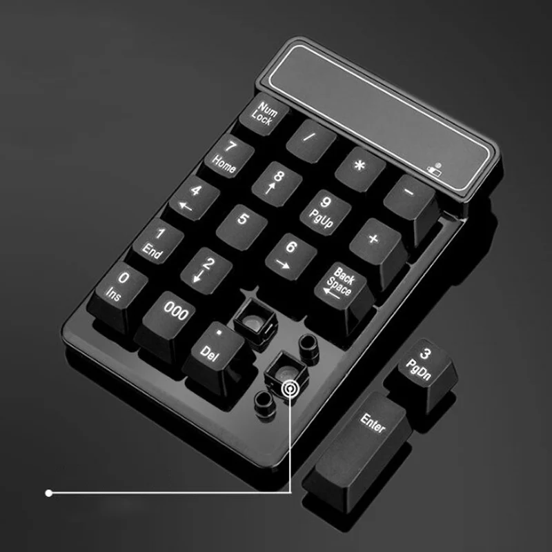 2 4 GHz мини USB беспроводная цифровая клавиатура 19 клавиш номер Pad приемник для Windows