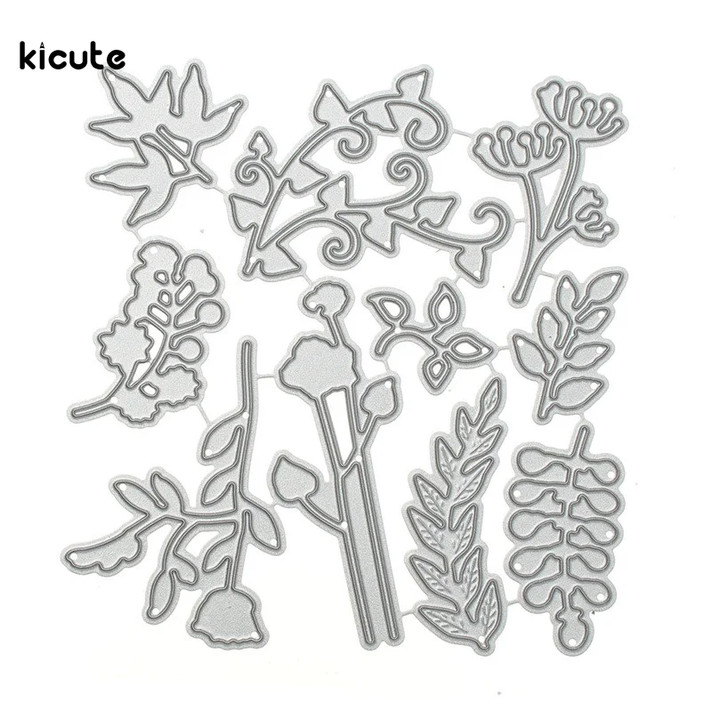 

Flower Plant Tree Cutting Dies Stencils Template Embossing for DIY Scrapbooking Card Album Photo Decor Painting Teaching Tool