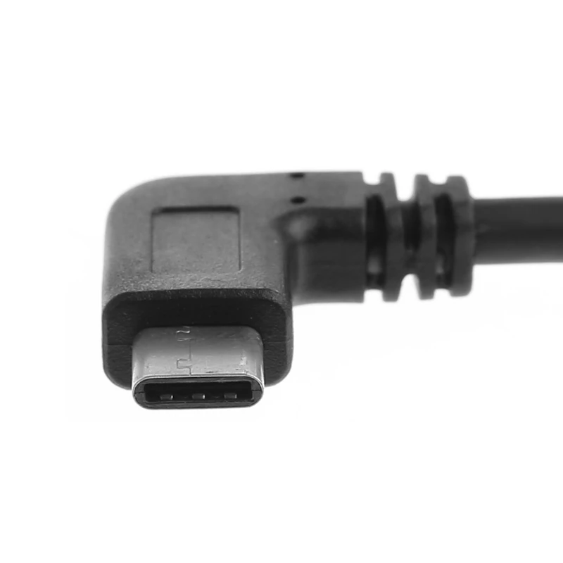 USB 3 0 тип A к USB3.1 Тип C левый/правый угол 90 градусов папа адаптер кабель удлинитель